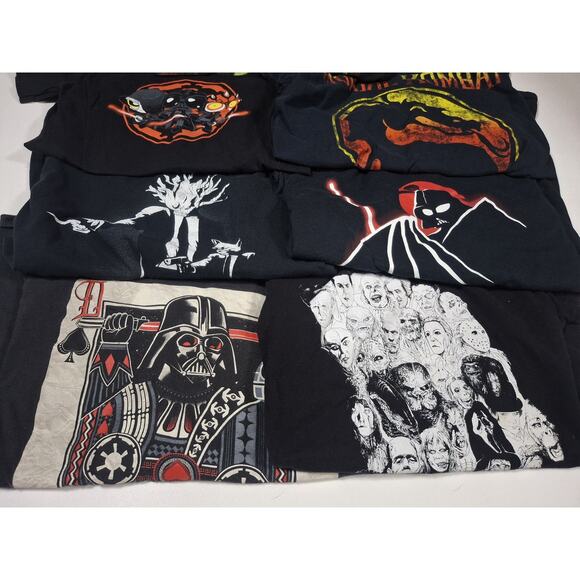 womens Nerd graphic tees Lot Size Small Star Wars Horror Mortal Kombat - Picture 2 of 5